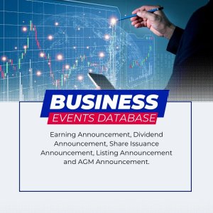 Dữ liệu lịch sự kiện của tất cả công ty niêm yết