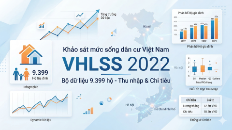 VHLSS 2022 (9k hộ) - Bộ dữ liệu KSMS Dân cư Việt Nam
